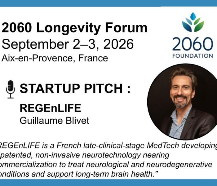 The 2060 Longevity Forum 2026 – Aix en Provence | 2-3 September